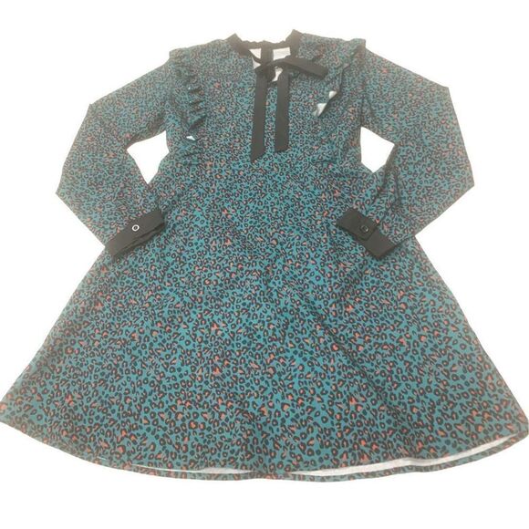 Cheetah Print Babydoll Dress - Picture 1 of 11